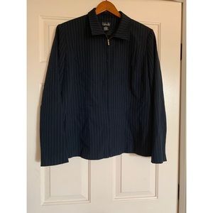 Rafaella Pinstripe Blazer